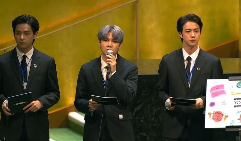 BTS di SDG Moment PBB. (Youtube/UnitedNations)