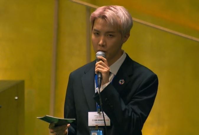 BTS di SDG Moment PBB. (Youtube/UnitedNations)