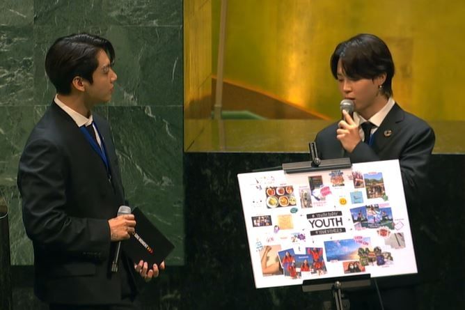 BTS di SDG Moment PBB. (Youtube/UnitedNations)