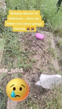 Seorang pemuda diajak ke kuburan setelah baru bebas dari penjara. Si pria ini langsung nangis ketika menemukan sesuatu. (insta_julid)