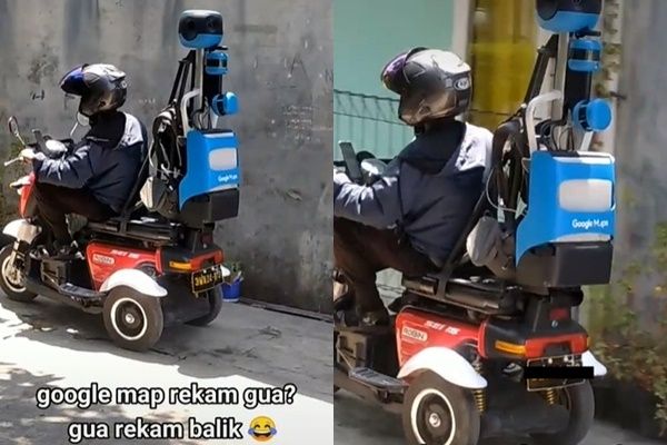 Viral Pekerja Google Maps Terpergok Rekam Gang Sempit. (TikTok)