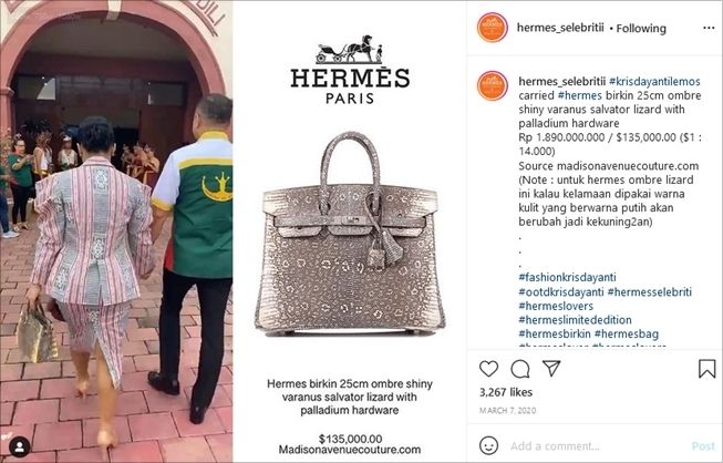 Wow! Harga Tas Hermes Paris Ternyata Hanya Segini