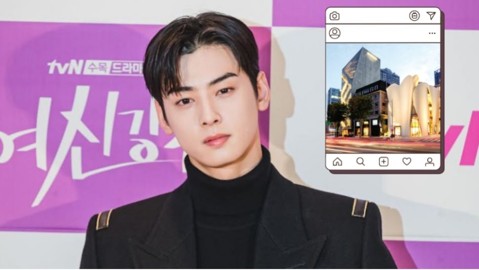 Cha Eunwoo ASTRO dalam promosi Drama TvN.(Koreaboo)