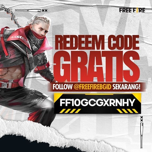 kode redeem FF Free Fire 27 September 2021, FF10-GCGX-RNHY (instagram/freefirebgid)
