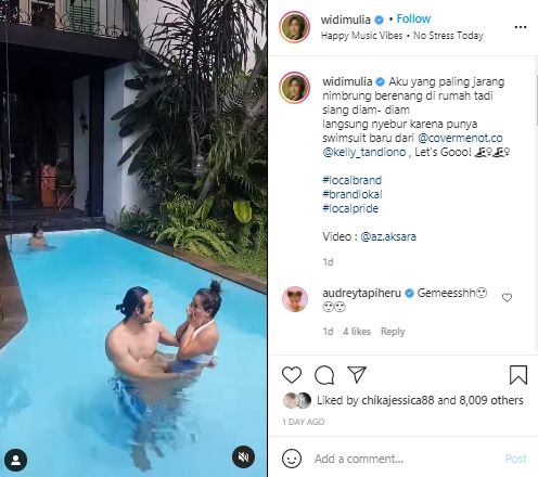 Kekompakan keluarga Widi Mulia dan Dwi Sasono (instagram.com)