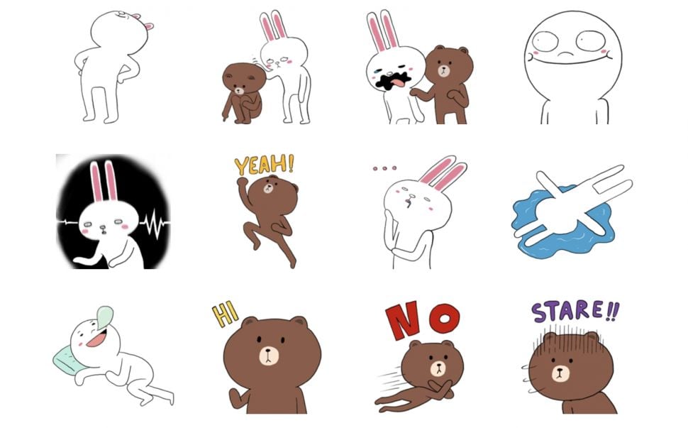 Stiker baru Line. [Line Indonesia]