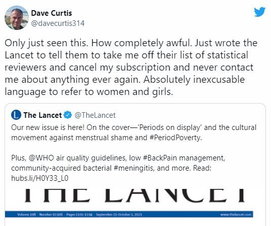 The Lancet dihujat. (Twitter/@davecurtis314)