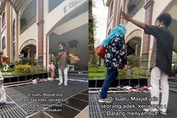 Viral Sikap Bocah Pengurus Masjid Bikin Hati Adem. (TikTok)