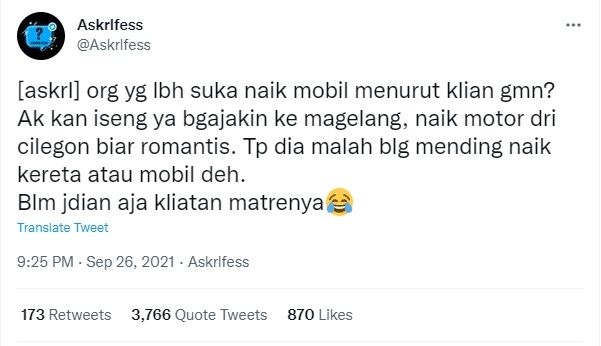 Cuitan warganet bikin Magelang trending topik. [Twitter]