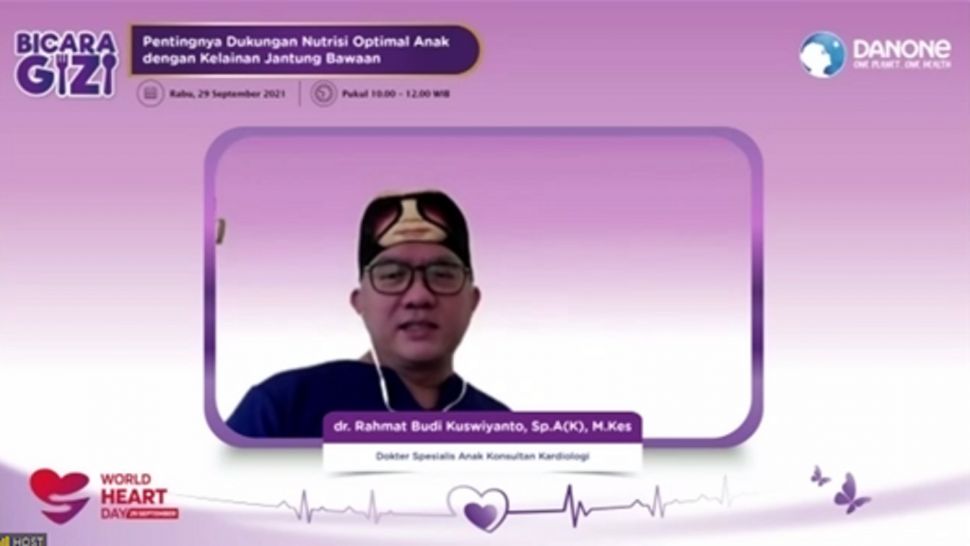 Dokter Spesialis Anak Konsultan Kardiologi dr. Rahmat Budi Kuswiyanto, Sp.A(K), M.Kes  (Danone Bicara Gizi)