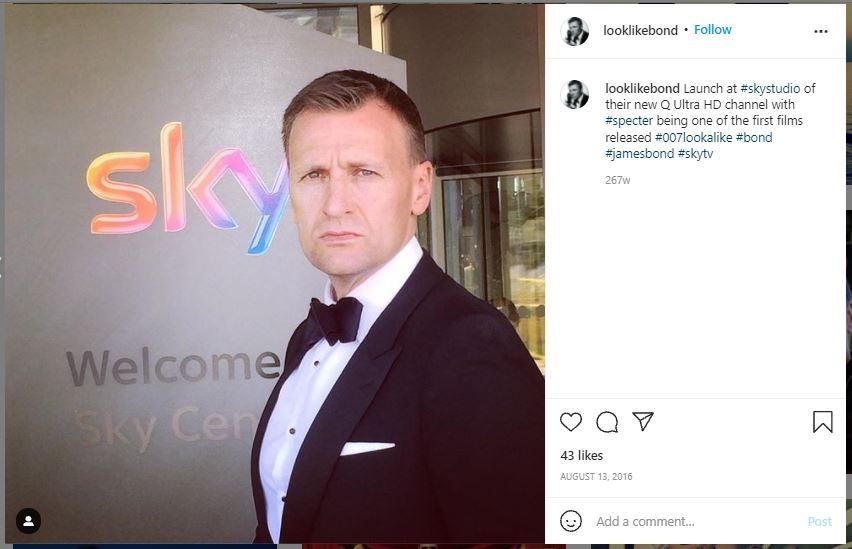 Daniel Craig Pensiun, Pria Mirip James Bond Ini Takut Ikut Kehilangan Pekerjaan (instagram.com/looklikebond)
