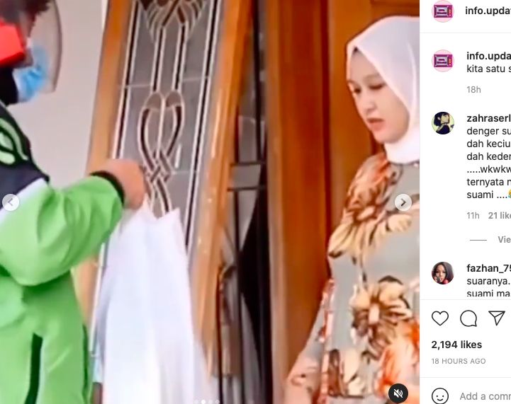 Istri yang mendapatkan kejuatan suami [Instagram]