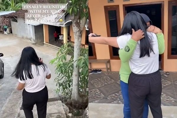 Viral Momen Pertemuan Majikan dan ART Ini Bikin Merinding. (TikTok)