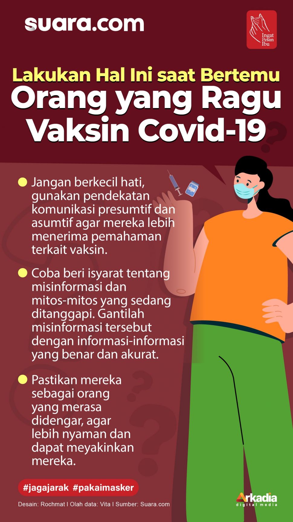 INFOGRAFIS: Lakukan Hal Ini Saat Bertemu Orang yang Ragu Vaksin Covid-19