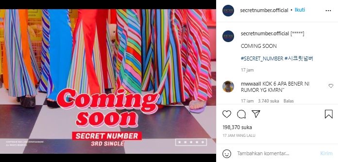 Teaser comeback Secret Number (instagram.com)