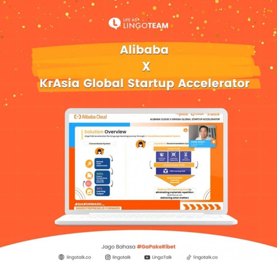 Alibaba Cloud x KrASIA Global Startup Accelerator. [Lingotalk] 