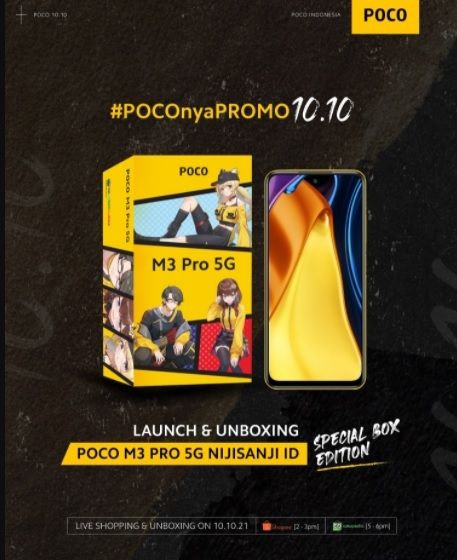 Poco M3 Pro 5G Special Edition Box. [Poco Indonesia] 