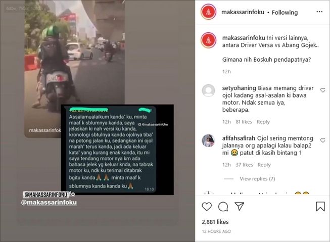 Viral Ojol Dan Pengendara Vespa Ribut Di Jalan Warganet Soroti Reaksi Penumpang 