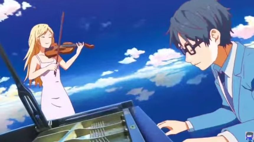 Anime Shigatsu wa kimi no uso, Your Lie in April (tangkapan layar YouTube ZackSit)