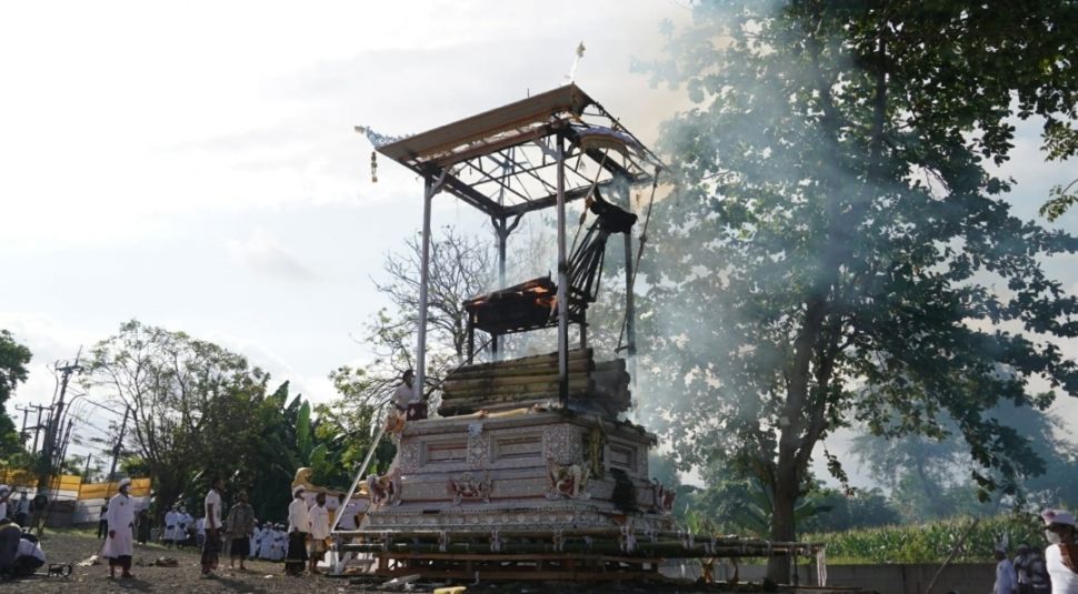 Bali Kembali Gelar Upacara Ngaben dengan Protokol Kesehatan (Dok. Kementerian Kesehatan)