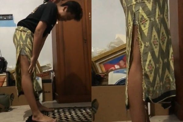 Viral Istri Tertawa Terpingkal-pingkal Lihat Suami Salat. (TikTok)