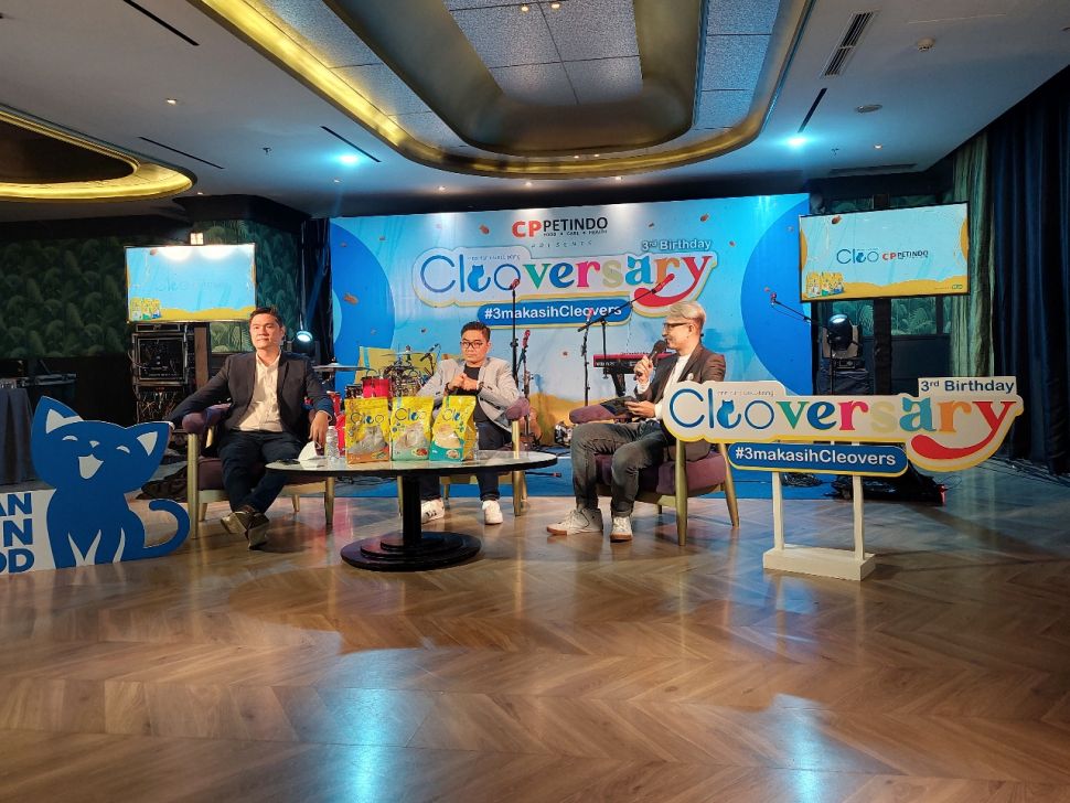 konferensi pers CLEOversarry, Jakarta, Minggu (10/10/2021) (Suara/Lilis Varwati)