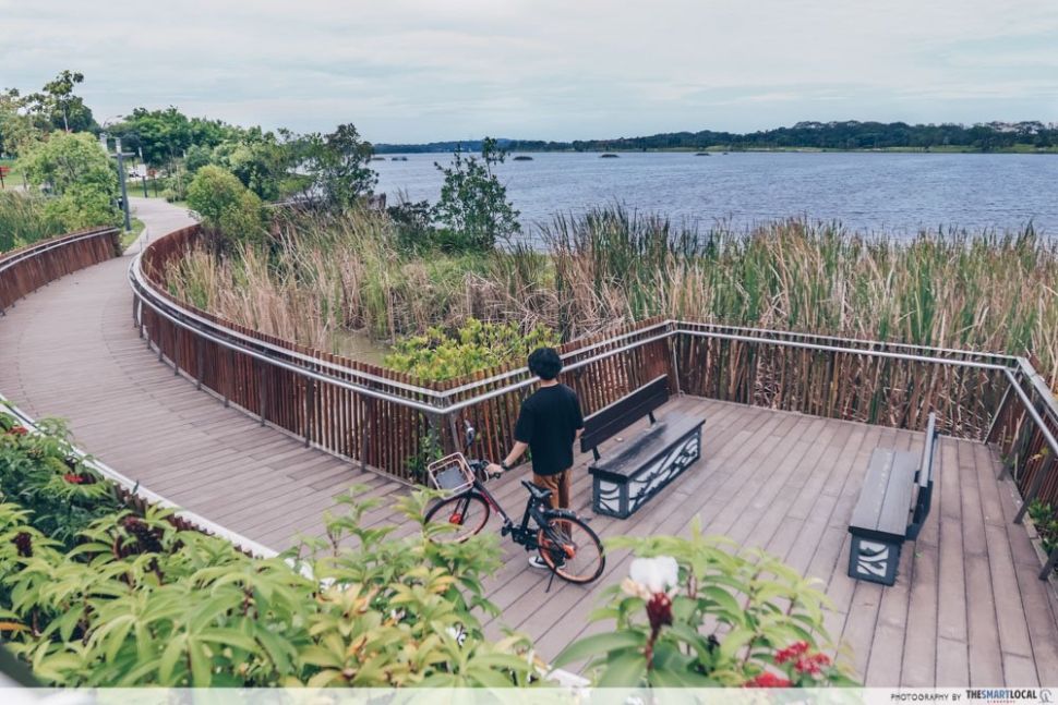 Rute bersepeda di Rower's Bay Park (The Smart Local-Natalie Ng)