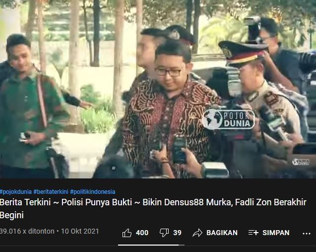 Fakta soal Fadli Zon resmi ditahan karena usul bubarkan Densus 88. 