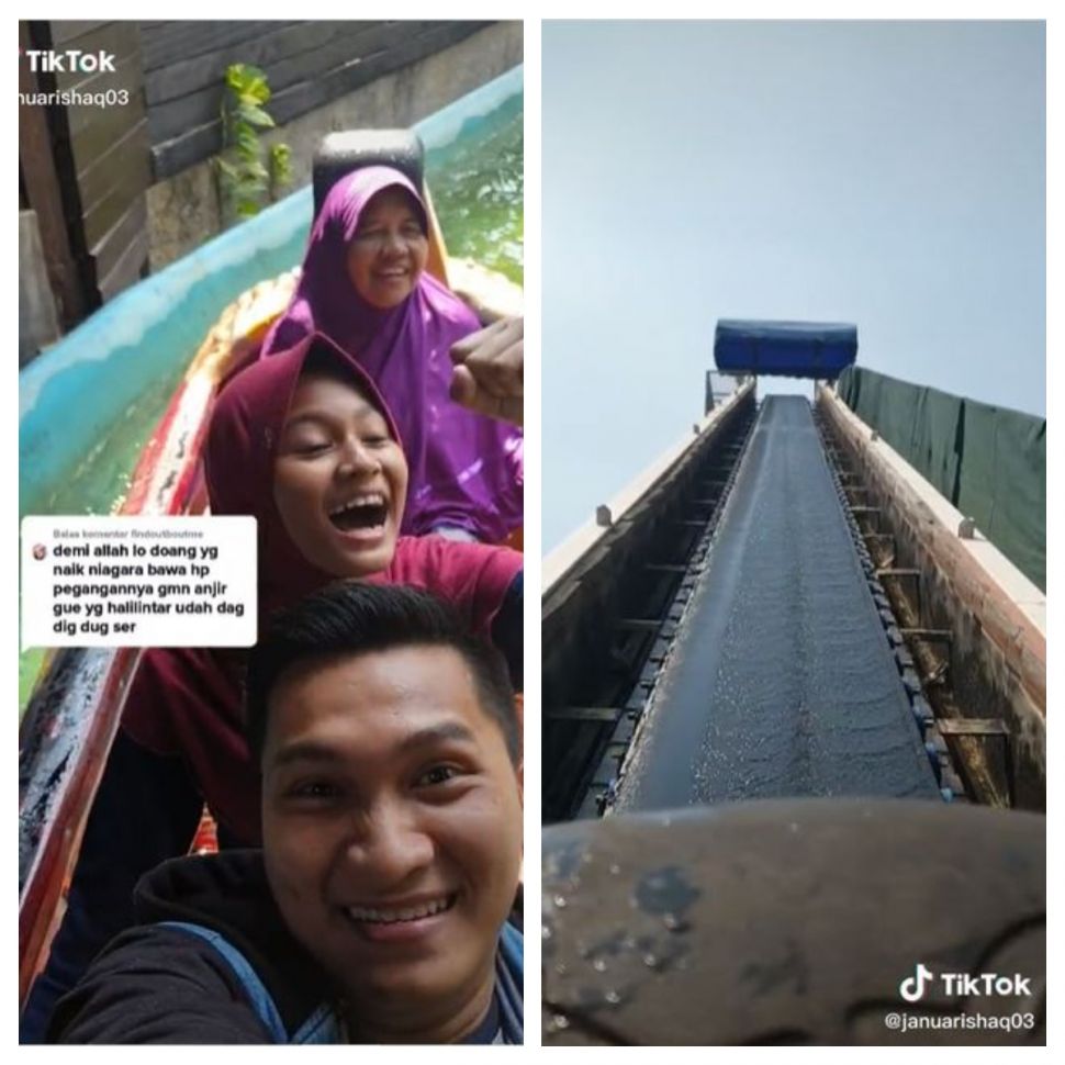 Nenek naik Niagaragara di Dufan (TikTok @januarishaq03)