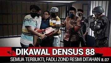 Fakta soal Fadli Zon resmi ditahan karena usul bubarkan Densus 88. 