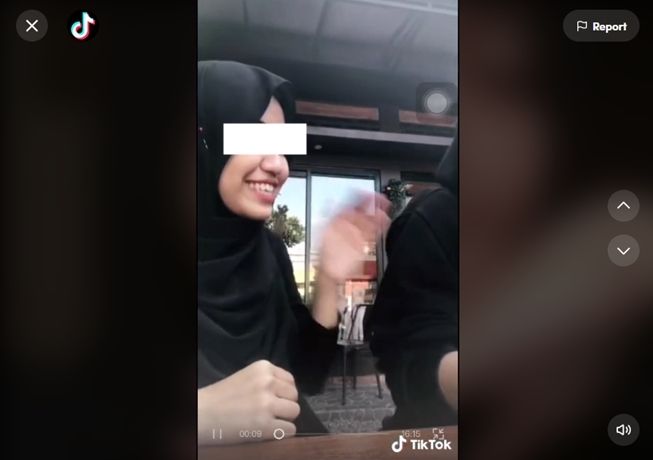 Viral pria pede gombal pakai nama penyakit, endingnya malah malu sendiri. (TikTok/@blackmentholl2)