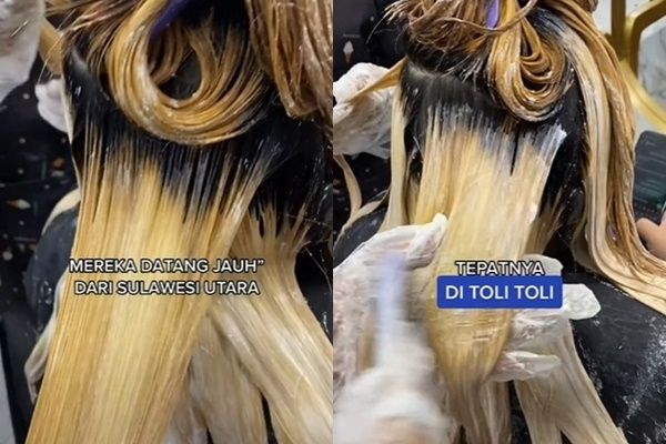 Viral Ibu Emosi di Salon Gegara Rambut Anak Jadi Begini. (TikTok)