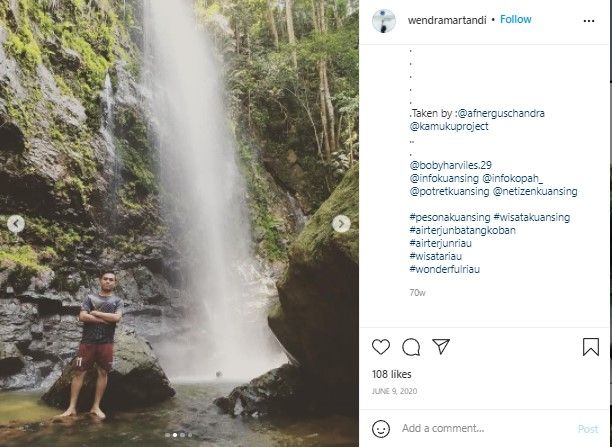 Air Terjun Batang Koban (instagram)