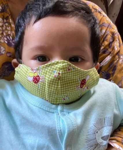 Potret Baby Syaki Anak Rizki DA. (Instagram/baihaqqi_syaki_ramadhan)