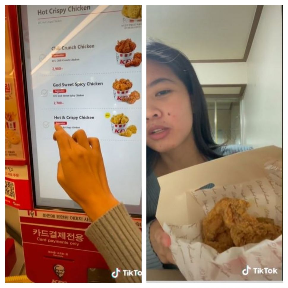 KFC di Korea Selatan (TikTok @aviranisha)