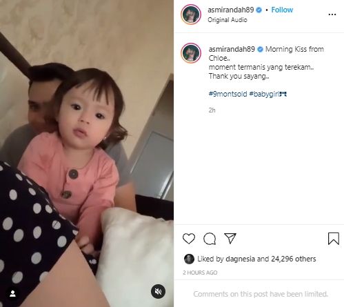 Interaksi Jonas Rivanno dan Chloe (instagram.com)