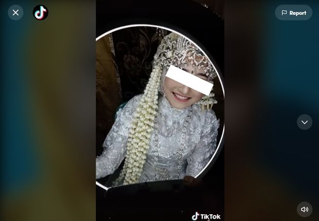 Viral MUA rias pengantin ahli Alquran, hasilnya jadi perbincangan. (TikTok/@carissawedding22)