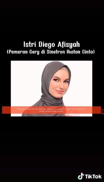 Istri Diego Afisyah (TikTok.com)