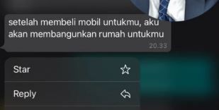 Cewek curhat dapat chat dari pria. (Tiktok)