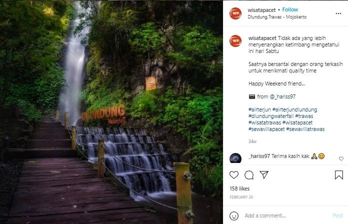 Air Terjun Dlundung (instagram)