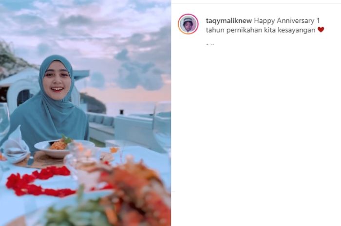 Taqy Malik rayakan anniversary pernikahan. (Instagram/@taqymaliknew)