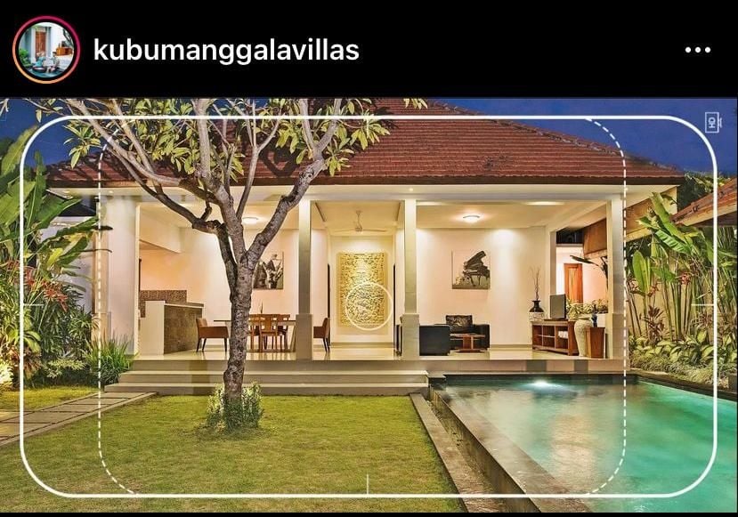 Daftar Hotel Bali Murah Private Pool (IG: Kubu Manggala Villa)