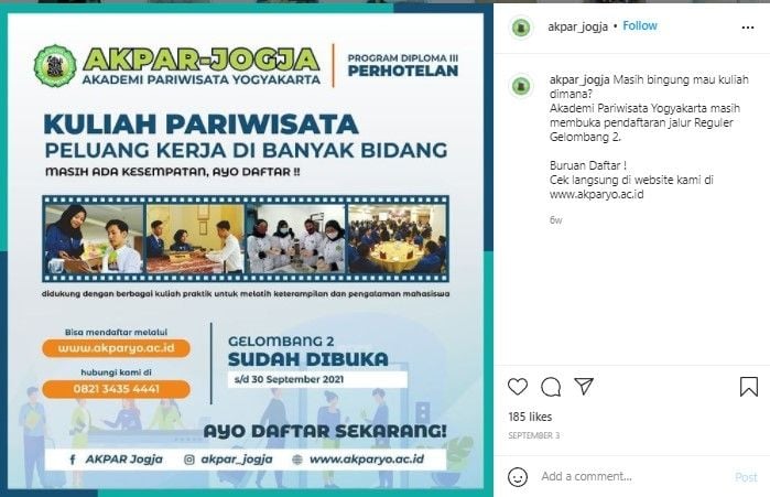 7 Universitas Jogja Jurusan Pariwisata Terpopuler 2021