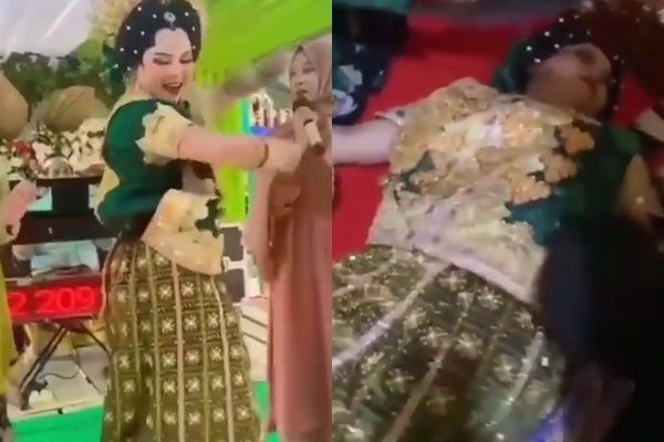 Viral Pengantin Wanita Joget Mania Berakhir Terkapar Lemas di Ranjang. (Instagram/@peristiwa_sekitar_kita)