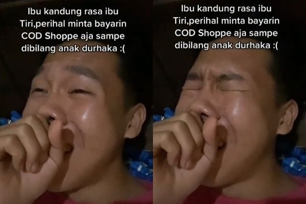 Viral Ibu Emosi Ancam Coret Anak Dari KK Gegara Disuruh Bayar Tagihan COD. (TikTok)