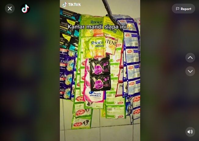 Viral penampakan kamar mandi bak warung. (TikTok/@aisyah17100)