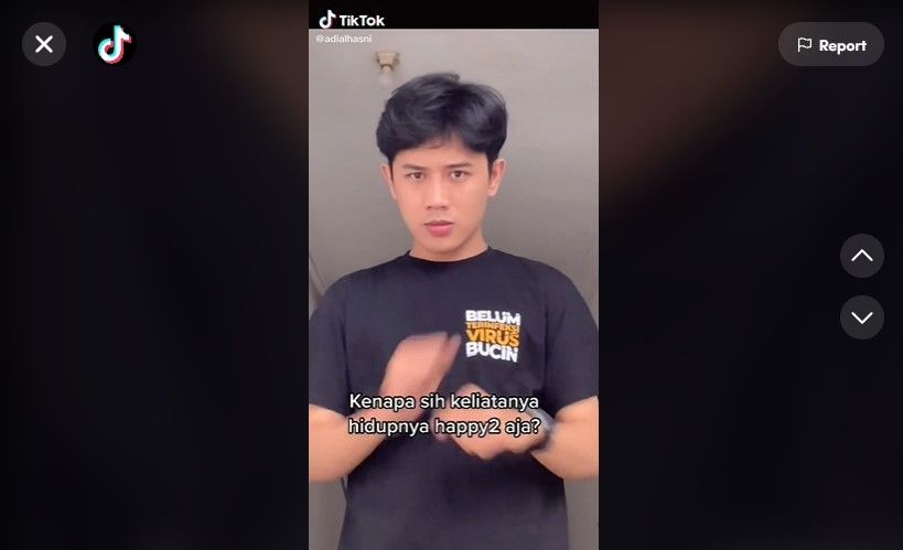 Gegara Mirip Kim Seon Ho, Lelaki di TikTok Ini Malah  DIminta Warganet Klarifikasi. (Dok: TikTok/adialhasni)