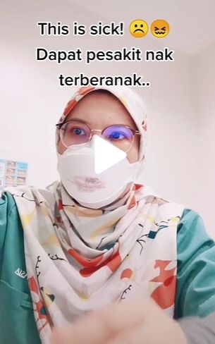 Curhatan dokter terima pasien yang melahirkan, ternyata bocah usia 12 tahun. (Tiktok/@najdah_bo)