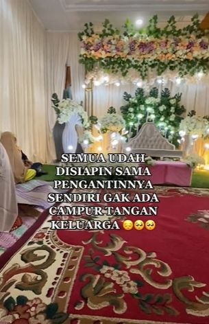 Mempelai wanita kabur sebelum akad nikah. (Tiktok)