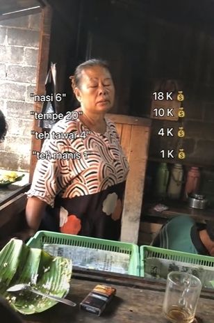 Warung makan tersembunyi. (Tiktok/@kucingnete)